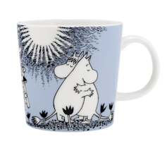 Moomin products and model: 80 years of ultra-savvy advertising that faucets into formative years nostalgia 2 A Moomin mug with Moomintroll and Snorkmaiden.