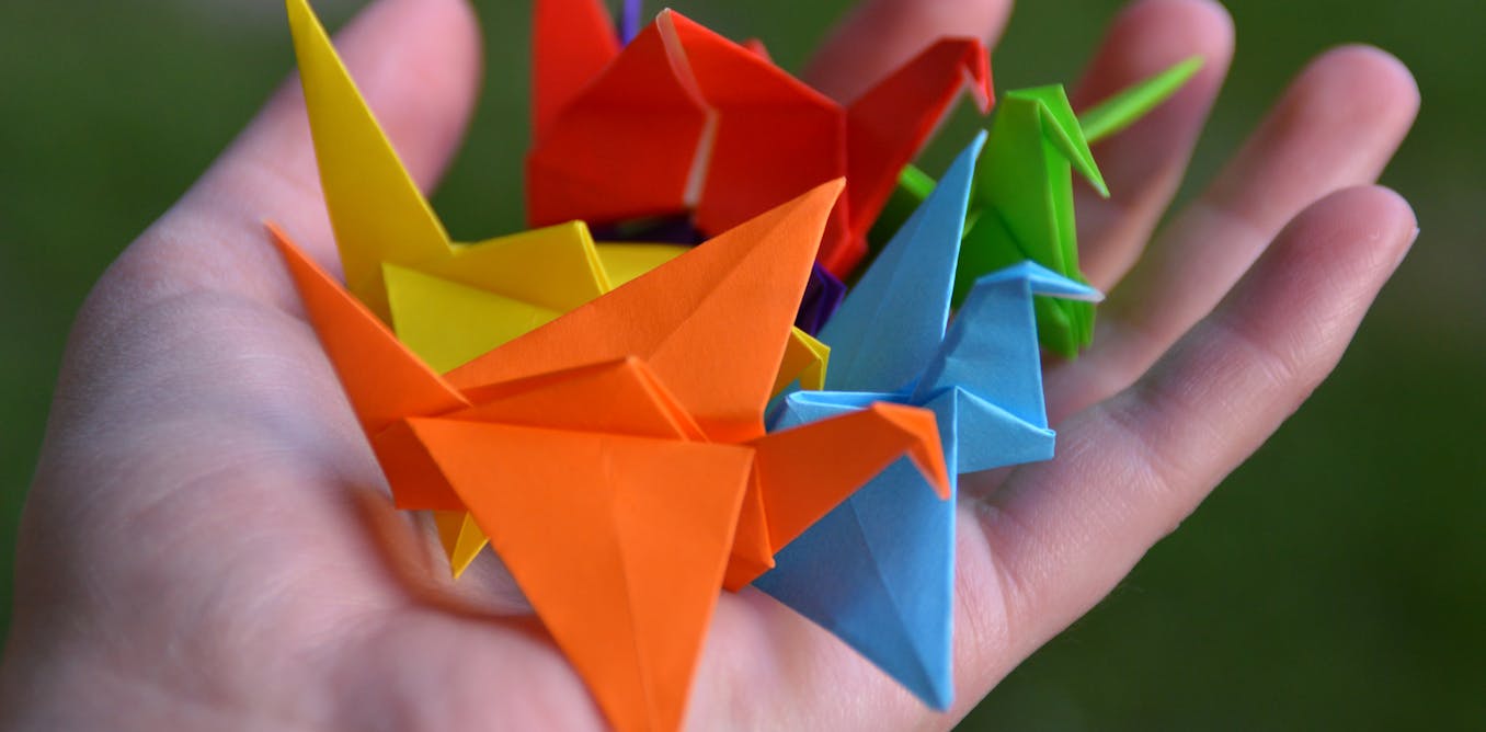 Origami: mathematics in creasing