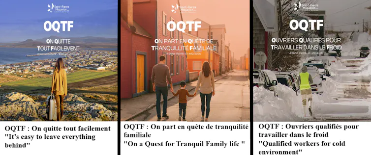 Three social media ads