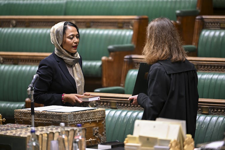 Assisted demise invoice: devout MPs have been much more likely to oppose legislation alternate in first spherical of balloting 2 Rushanara Ali being sworn into the House of Commons with her hand on an unidentifiable religious text.