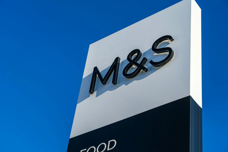 M&S logo.