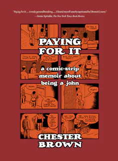 a cartoon cover of a book says 'Paying for It'