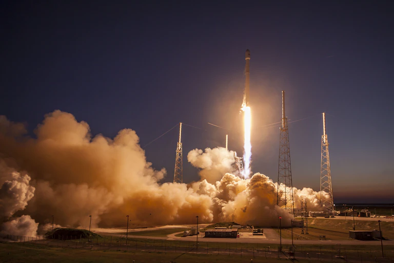 SpaceX's Falcon 9 rocket makes a successful launch with the SES-9 communications satellite.