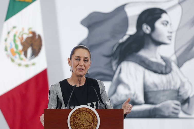 TikTok influencer’s killing on digicam highlights the femicide disaster in Latin The united states 1 Claudia Sheinbaum speaks during a press conference.