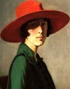 Portrait of Vita Sackville-West painted by William Strang in 1918.