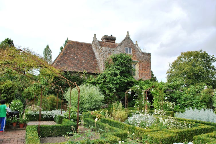 Part of the garden at Sissinghurst Castle, Kent, created by Vita Sackville-West