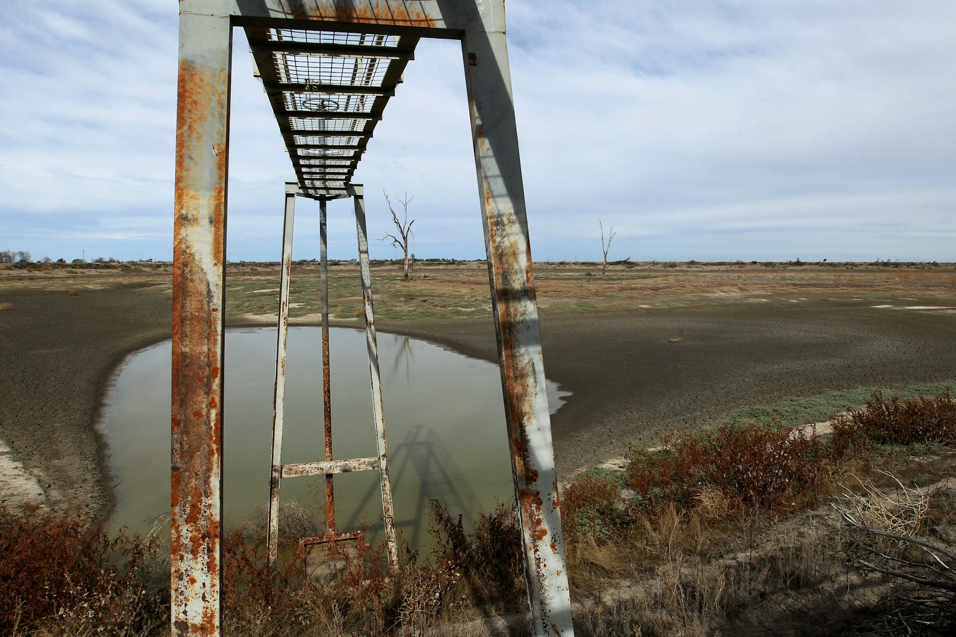 dried up rural scene