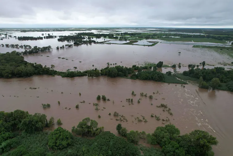 Flooding in north Queensland, February 2025.