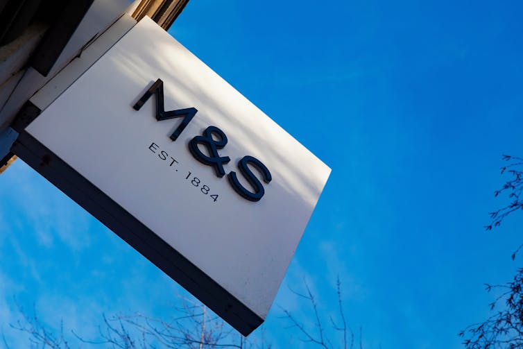 M&S.