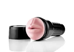 An image of a male sex toy with an artificial mouth