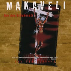 Portada del álbum de Tupac Shakur (aquí firmando como Makaveli), _The Don Killuminati_.