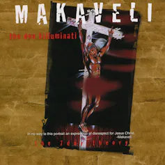 Portada del álbum de Tupac Shakur (aquí firmando como Makaveli), _The Don Killuminati_.