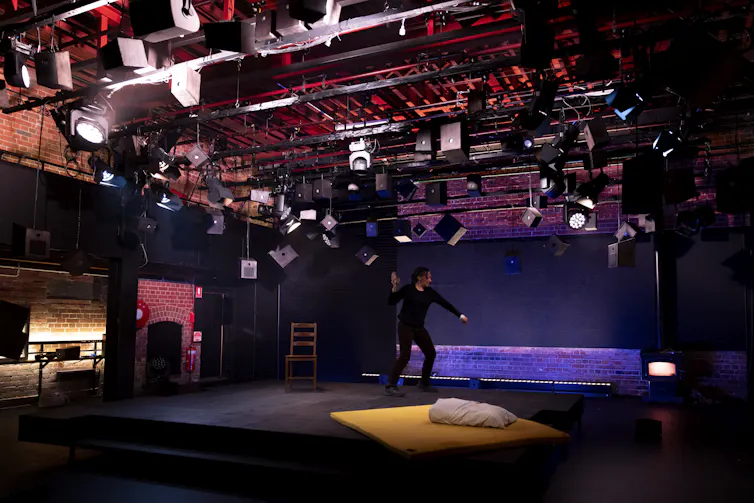 The stage