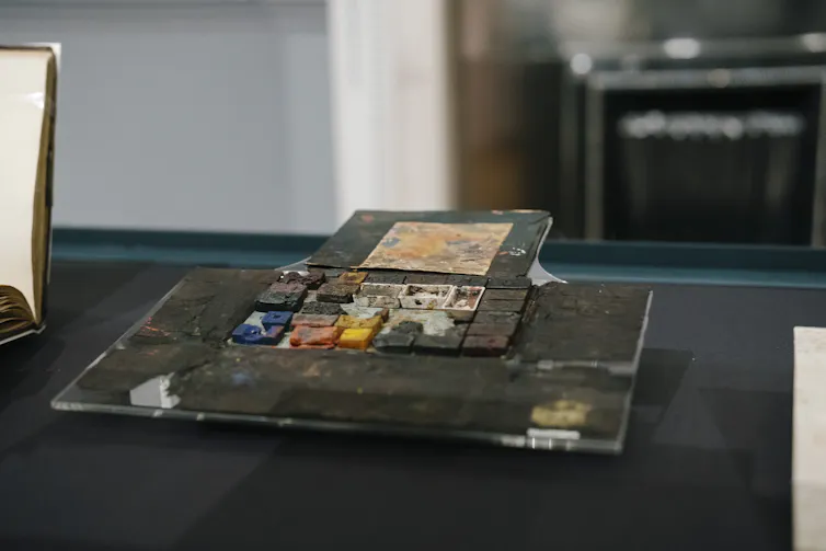 Turner's paint palette