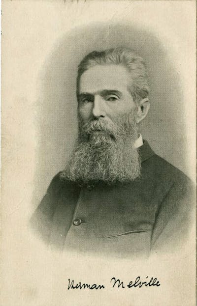 Herman Melville with a neat beard.