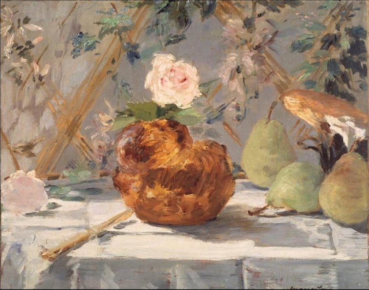 Color con _Brioche_, flores y panes,