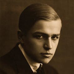 Retrato de Alexandre Kojève de joven.