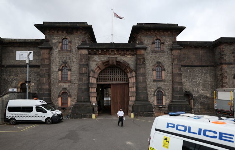 What I’ve discovered from educating philosophy in prisons 1 Front gate of Victorian-era prison HMP Wandsworth