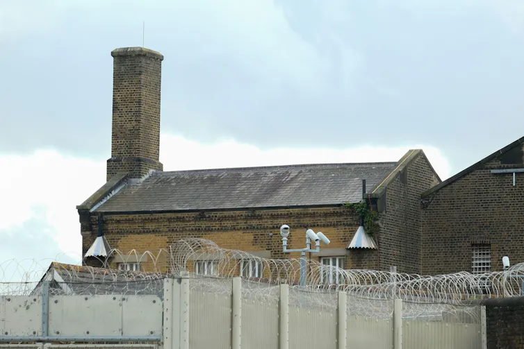 The external view of HMP Wandsworth.