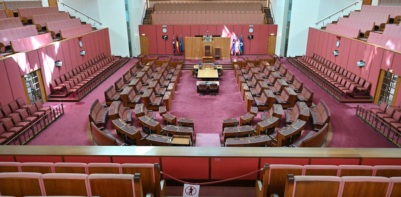 Labor gains Senate seats in Victoria and Queensland, and surges to a national 55.6–44.4 two-party margin