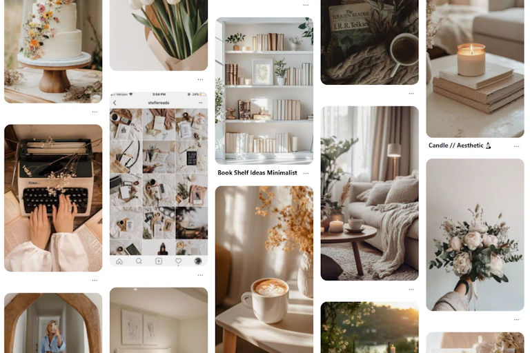 Captura de pantalla de Pinterest.