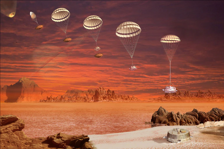 Huygens landing