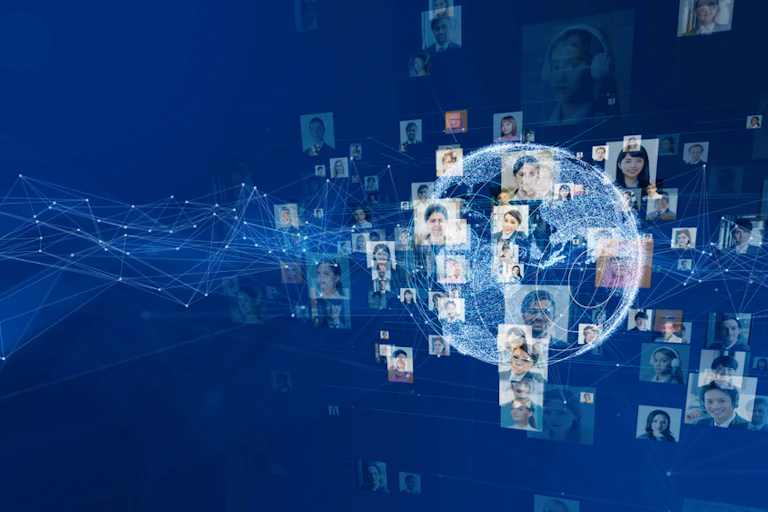 Image de communications mondiales