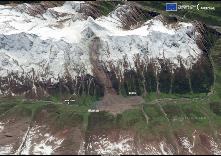 A big avalanche that bury Switzerland other folks Blatten leaves American hours for hotter long term 2 View of snow mountains and glacier stretching from mountains to valley
