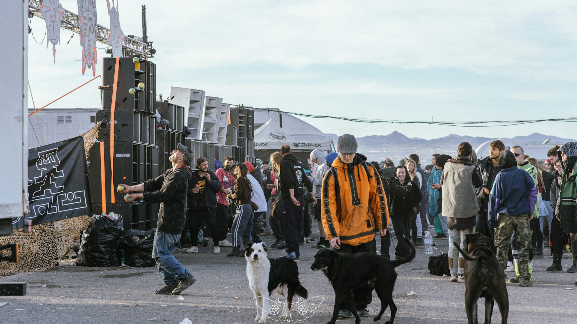 Clandestin Rave in Fuente Alamo, near Murcia in Spain