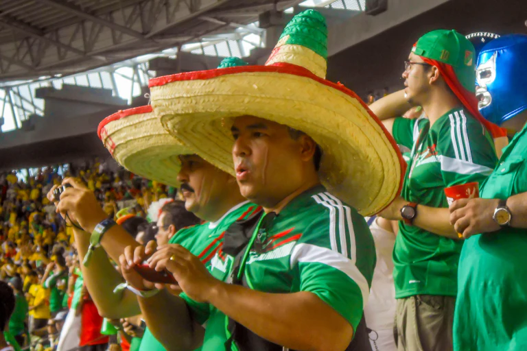 Fans at the Mexico World Cup in 2014.
