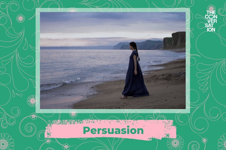 What was once Jane Austen’s supreme novel? Those professionals assume they know 6 Dakota Johnson on the beach filming Persuasion