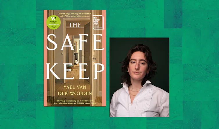 Book cover and Yael van der Wouden