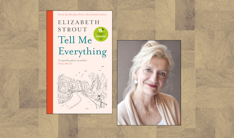 Book cover and Elizabeth Strout