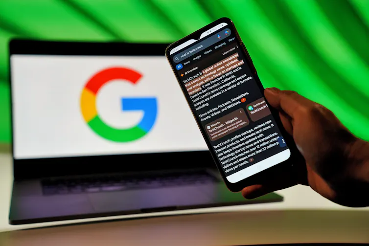 An AI overview of a search result.