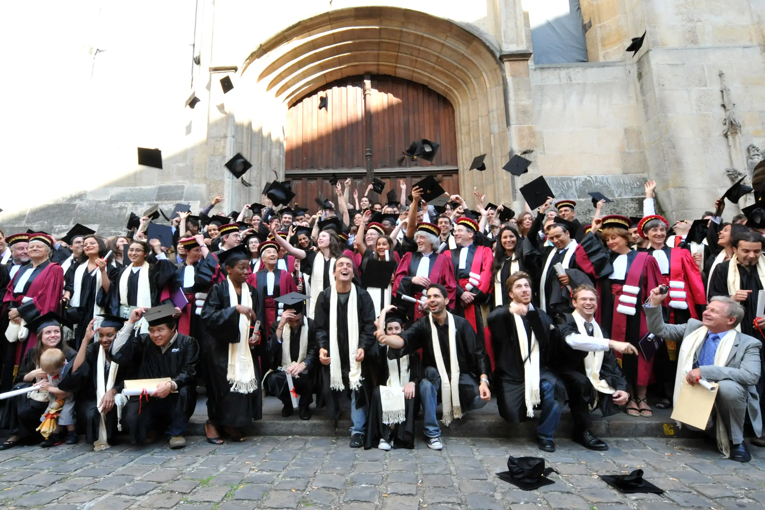 Cérémonie de remise de doctorat à l'ex-université Pierre-et-Marie-Curie, en 2009.