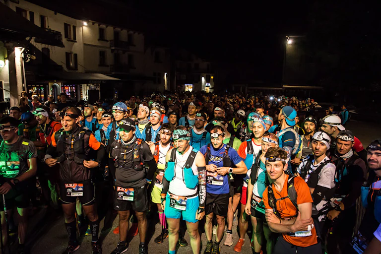 Départ de l'ultra-trail du Haut-Giffre en 2019