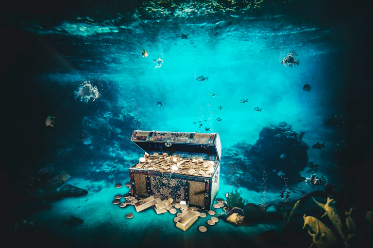 Trésor au fond de la mer