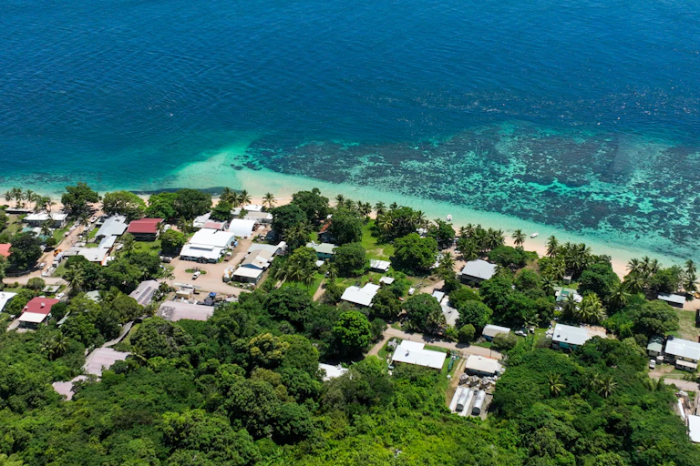 Aerial view of the Torres Strait