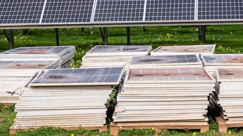 A solar panel recycling scheme would help reduce waste, but please repair and reuse first