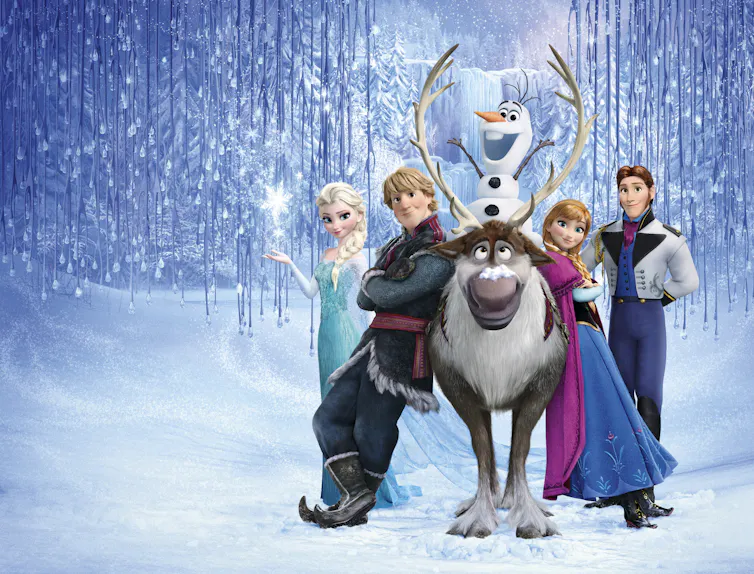 Frozen characters