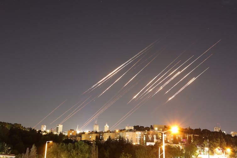 Israel’s air power is giving it a loose quit Iran 1 Ballistic missiles above Jerusalem.
