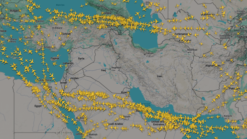 The Middle East is a major flight hub. How do airlines keep passengers safe during conflict?