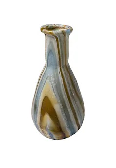 Um frasco de perfume romano do primeiro século EC.