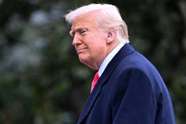 Headshot of Donald Trump.