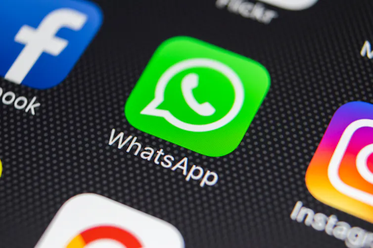 WhatsApp icon.