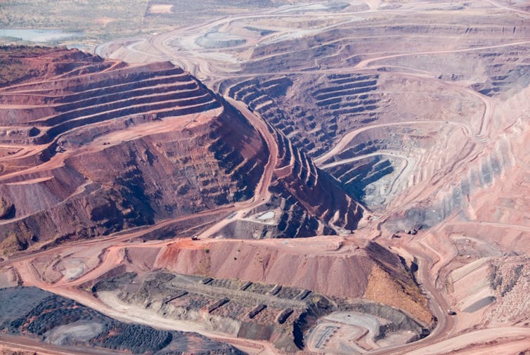 The Argyle mine in western Australia