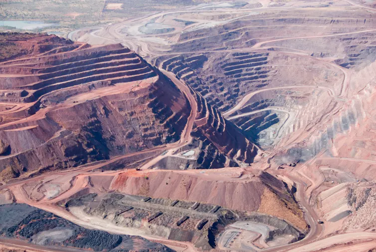 The Argyle mine in western Australia