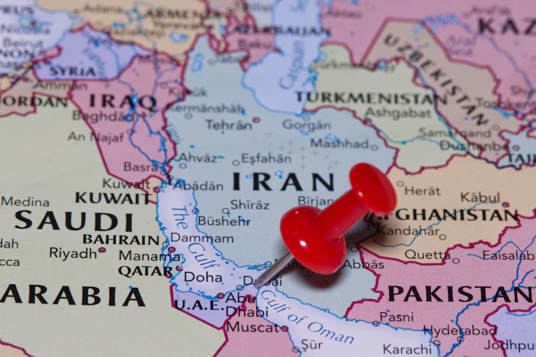 Map of the Middle East