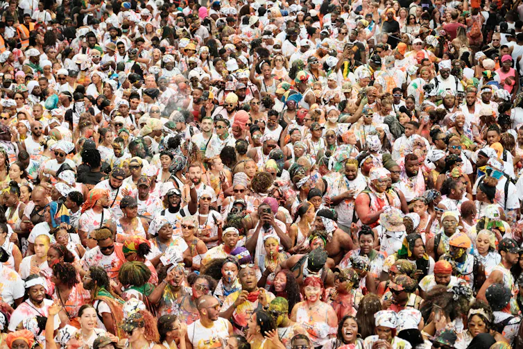 Crowds at Notting Hill.