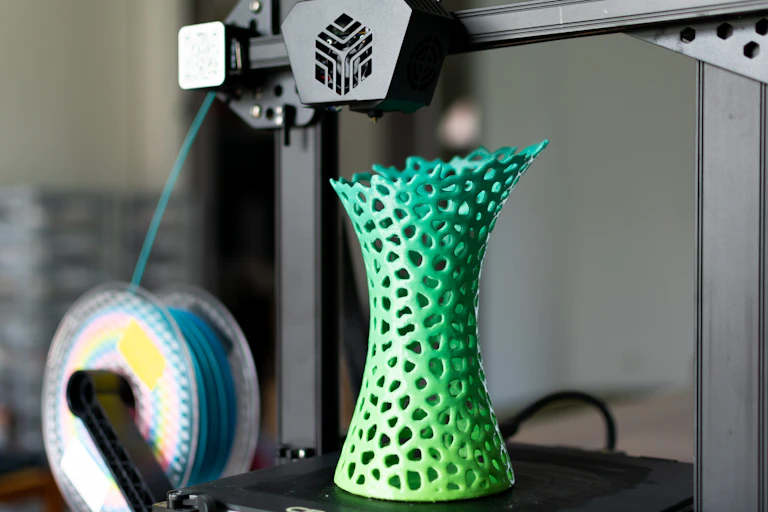 Fabricación de un jarrón con impresora 3D